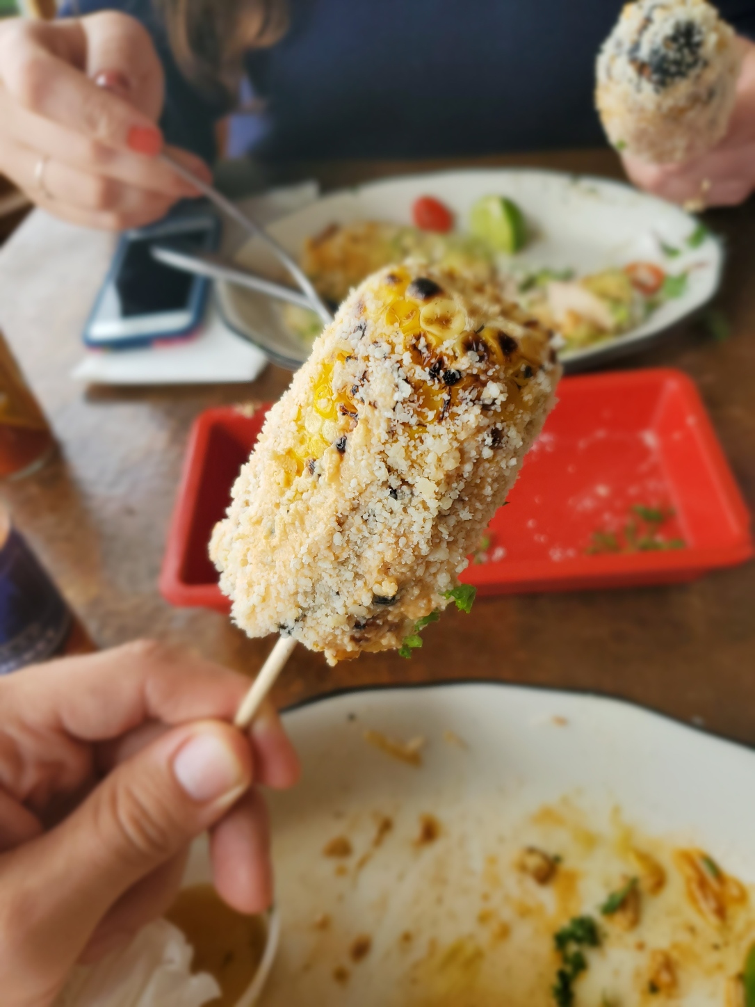 Mexican Street corn from Millie's Nantucket 